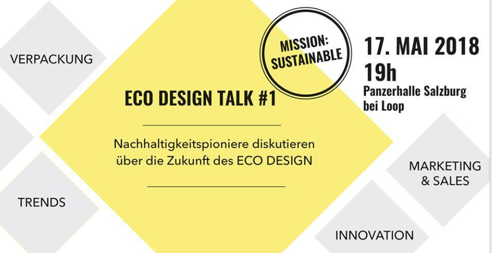 Podium speaker @ Eco Design Talk, Salzburg, Austria
