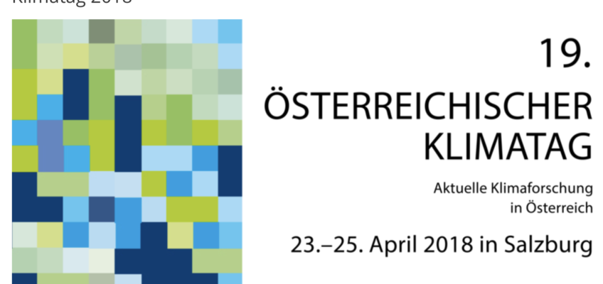 Invited keynote speaker: Austrian Climate Day 2018