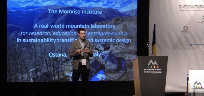 Invited speaker at the 10th UN World Mountain Tourism Congress: the MonViso Institute