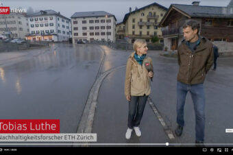 Interview with Swiss Television on designing resilient mountain communities